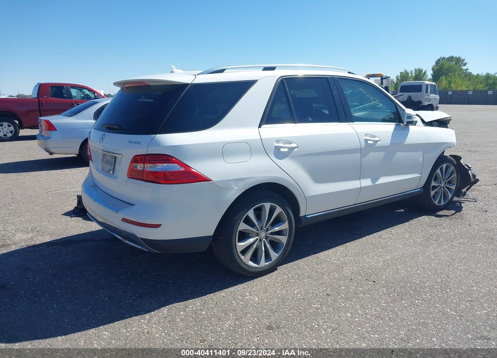 2014 MERCEDES-BENZ ML 350 4MATIC VIN: 4JGDA5HB9EA407880