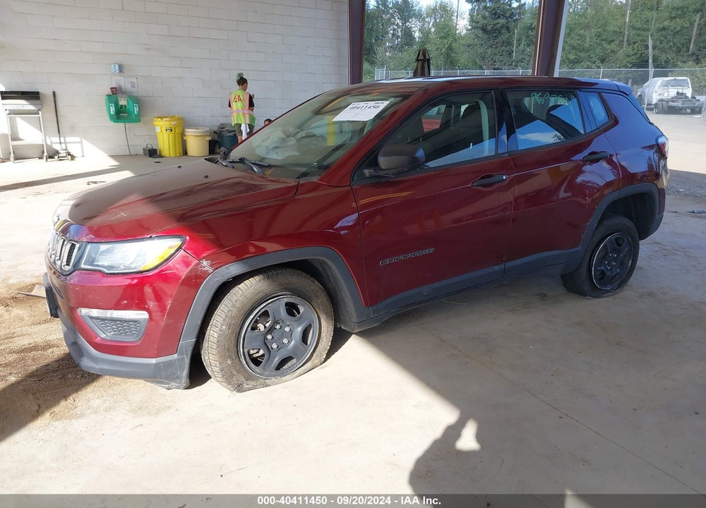 2021 JEEP COMPASS SPORT 4X4 VIN: 3C4NJDAB8MT502872