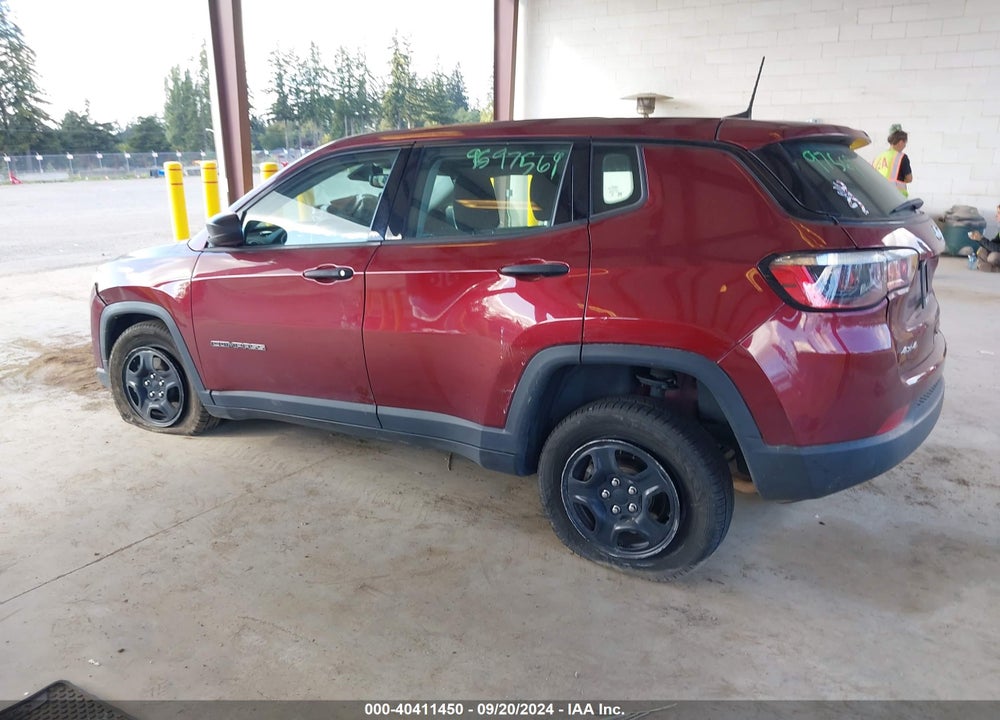 2021 JEEP COMPASS SPORT 4X4 VIN: 3C4NJDAB8MT502872