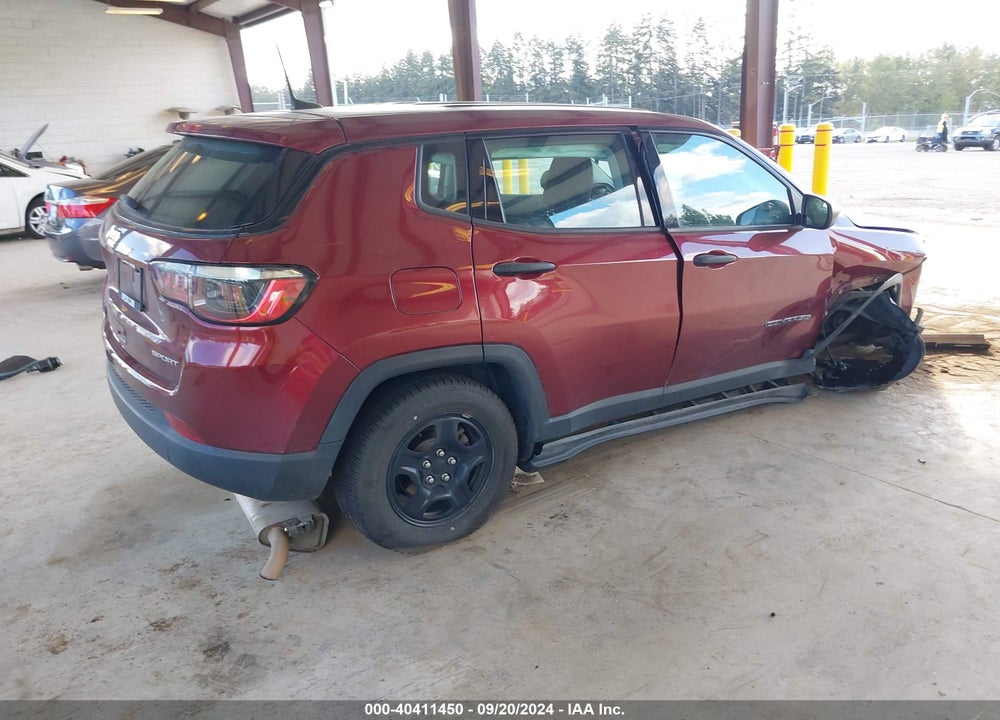 2021 JEEP COMPASS SPORT 4X4 VIN: 3C4NJDAB8MT502872