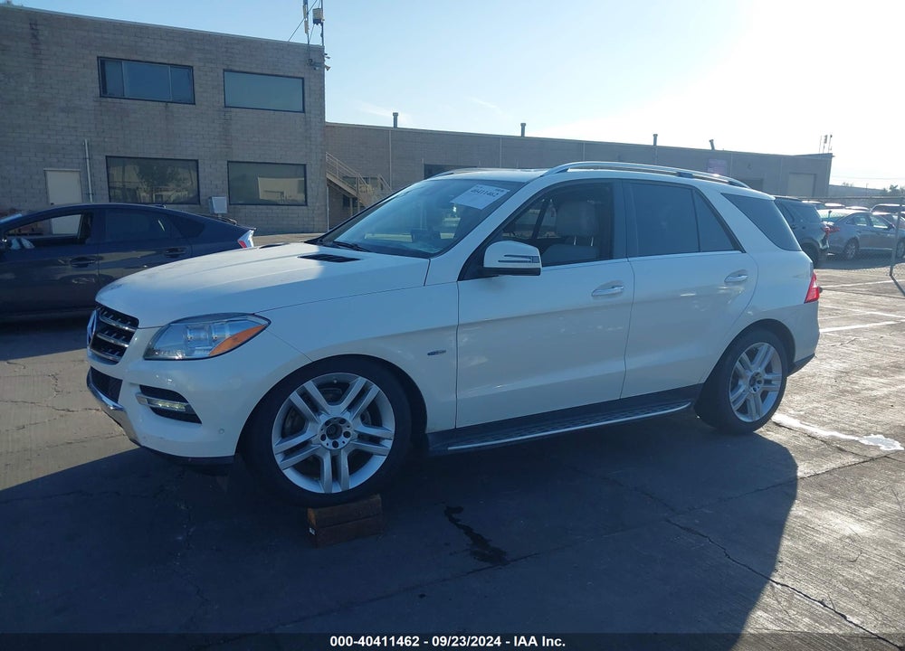 2012 MERCEDES-BENZ ML 350 4MATIC VIN: 4JGDA5HB9CA040122