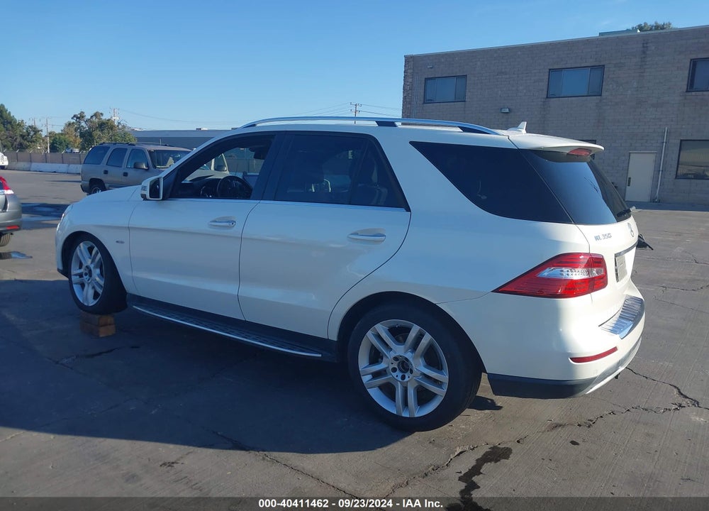 2012 MERCEDES-BENZ ML 350 4MATIC VIN: 4JGDA5HB9CA040122