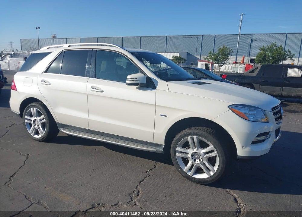 2012 MERCEDES-BENZ ML 350 4MATIC VIN: 4JGDA5HB9CA040122