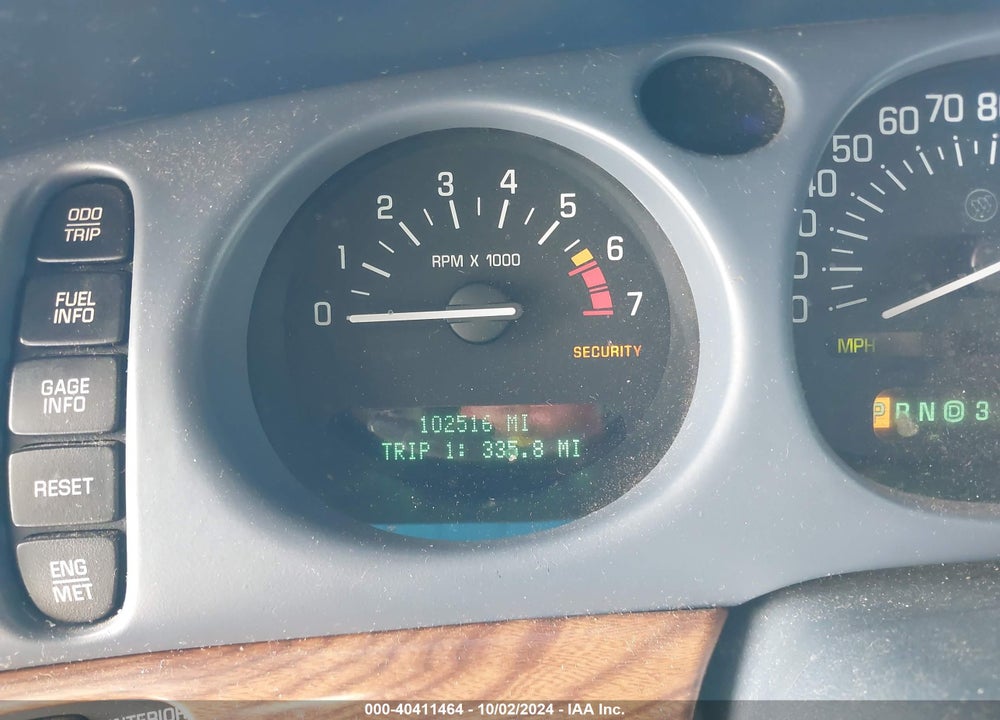 2000 BUICK LESABRE CUSTOM VIN: 1G4HP54K6Y4121011