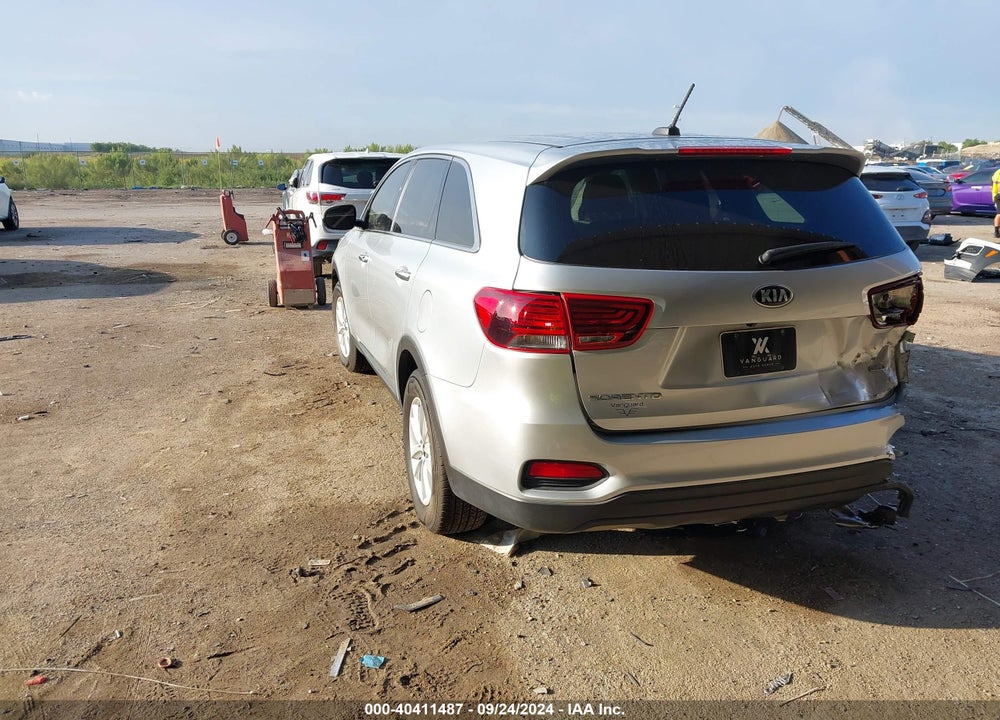 2020 KIA SORENTO 2.4L L VIN: 5XYPG4A33LG664740
