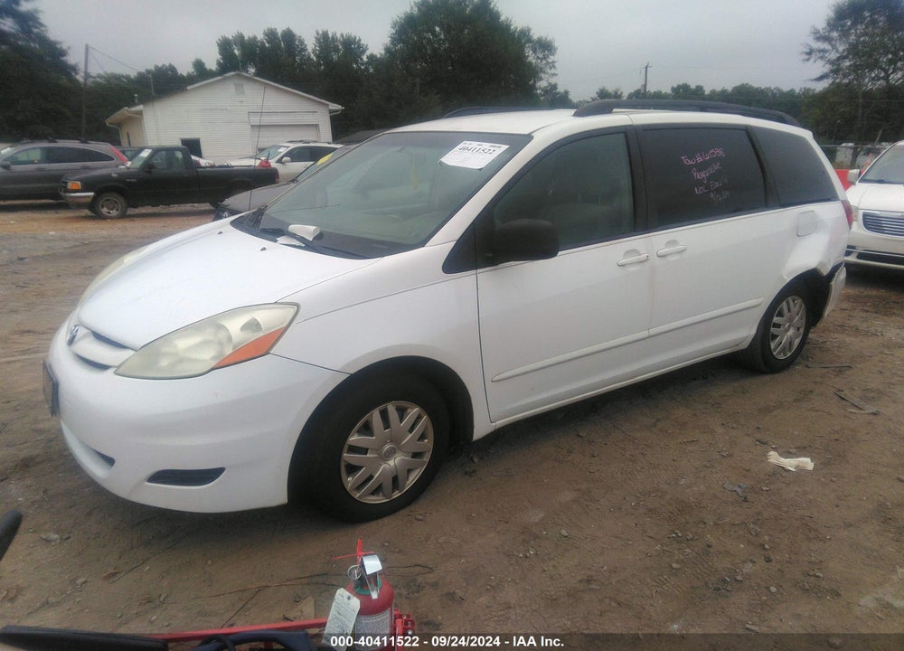 2008 TOYOTA SIENNA LE VIN: 5TDZK23C48S167991