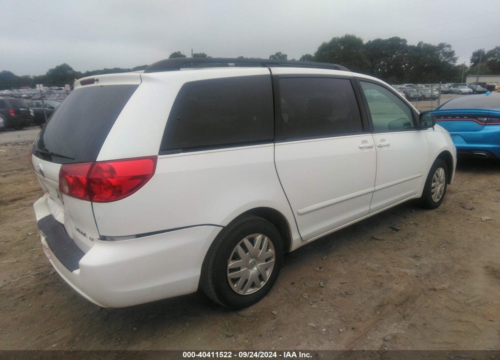 2008 TOYOTA SIENNA LE VIN: 5TDZK23C48S167991