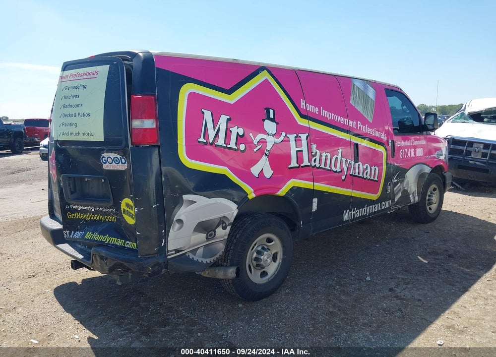 2015 CHEVROLET EXPRESS 2500 WORK VAN VIN: 1GCWGFCF5F1249552