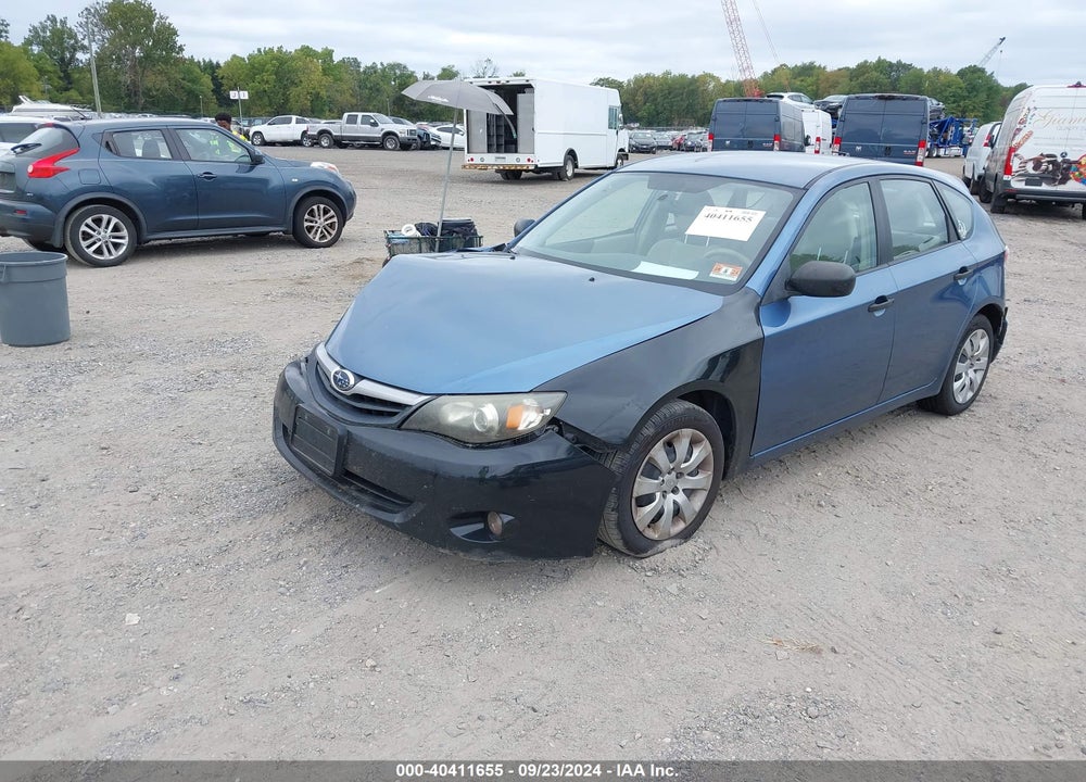 2008 SUBARU IMPREZA 2.5I VIN: JF1GH616X8H836589
