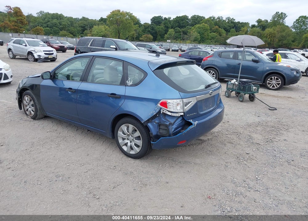 2008 SUBARU IMPREZA 2.5I VIN: JF1GH616X8H836589