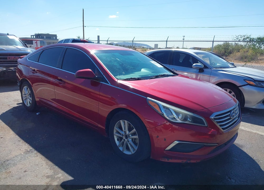 2016 HYUNDAI SONATA SE VIN: 5NPE24AFXGH356320