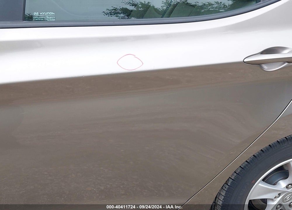 2014 HYUNDAI ELANTRA SE VIN: 5NPDH4AEXEH520051