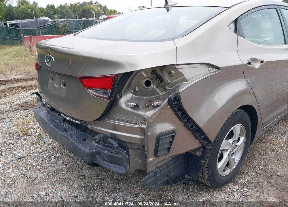 2014 HYUNDAI ELANTRA SE VIN: 5NPDH4AEXEH520051