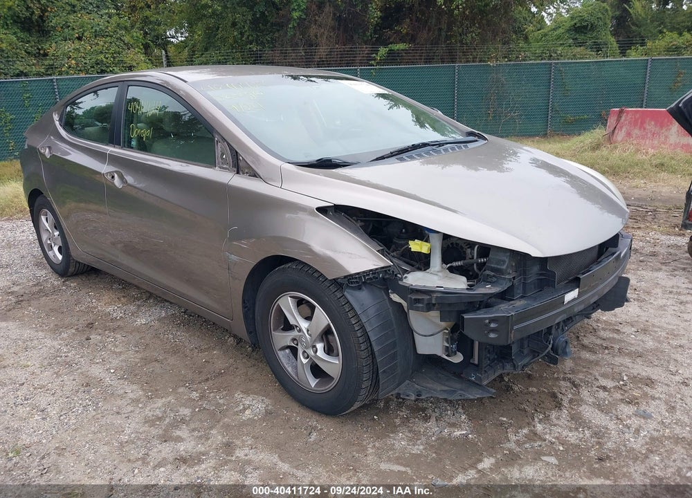 2014 HYUNDAI ELANTRA SE VIN: 5NPDH4AEXEH520051