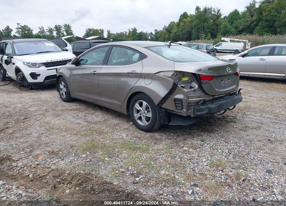 2014 HYUNDAI ELANTRA SE VIN: 5NPDH4AEXEH520051