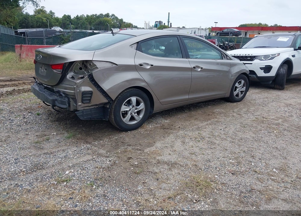2014 HYUNDAI ELANTRA SE VIN: 5NPDH4AEXEH520051
