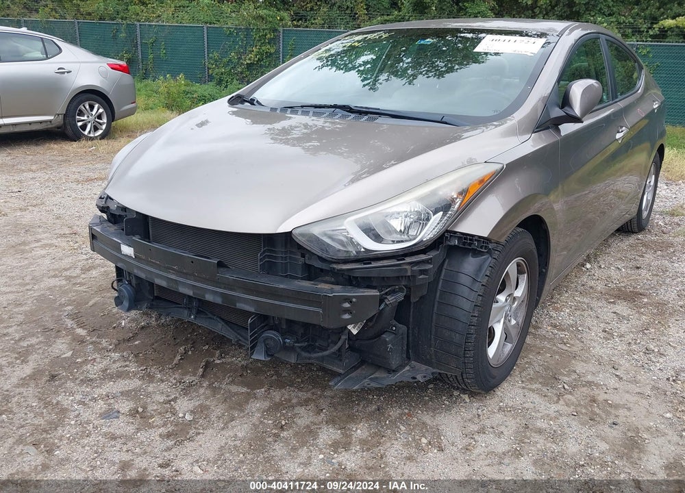 2014 HYUNDAI ELANTRA SE VIN: 5NPDH4AEXEH520051