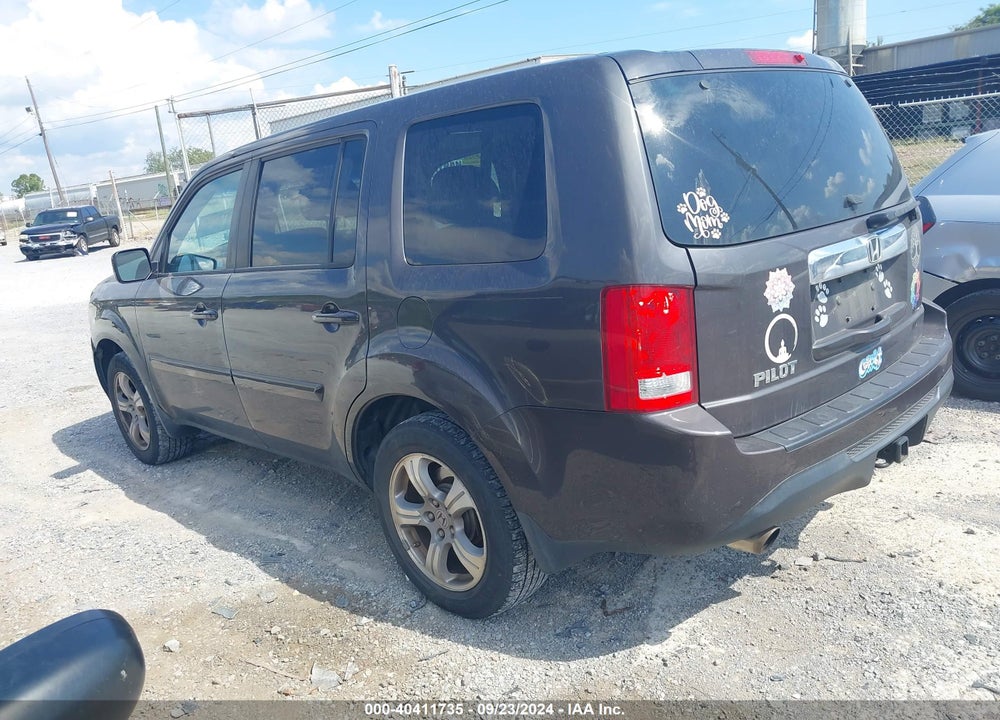 2014 HONDA PILOT EX-L VIN: 5FNYF3H51EB013643