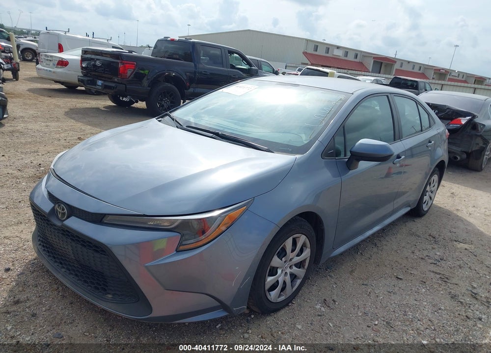 2022 TOYOTA COROLLA LE VIN: 5YFEPMAE4NP273684