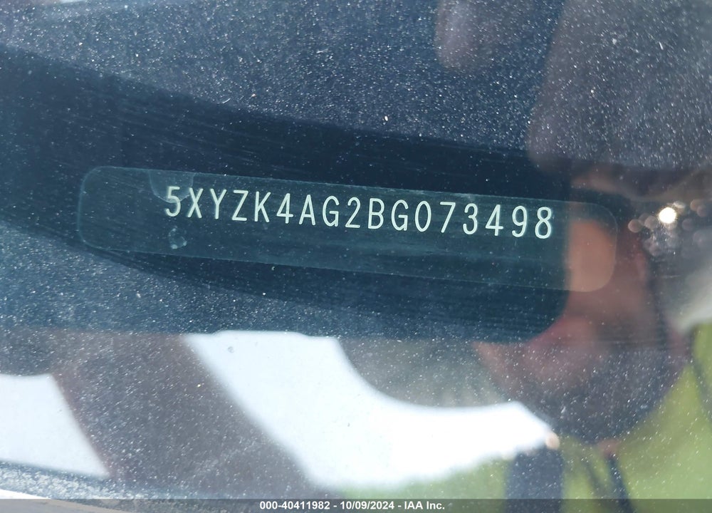 2011 HYUNDAI SANTA FE LIMITED V6 VIN: 5XYZK4AG2BG073498