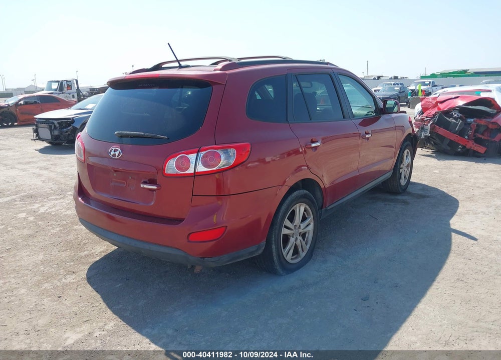 2011 HYUNDAI SANTA FE LIMITED V6 VIN: 5XYZK4AG2BG073498