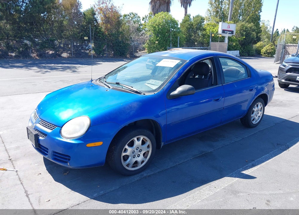 2004 DODGE NEON SXT VIN: 1B3ES56C54D607090