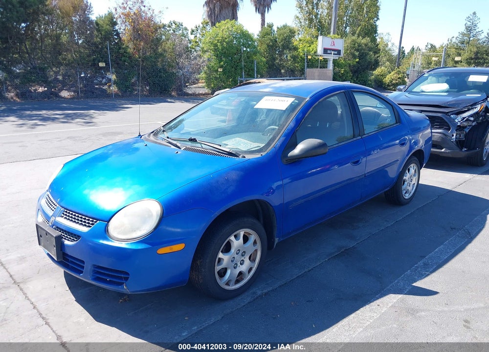 2004 DODGE NEON SXT VIN: 1B3ES56C54D607090