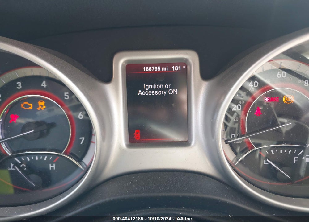 2013 DODGE JOURNEY SXT VIN: 3C4PDCBG3DT506509