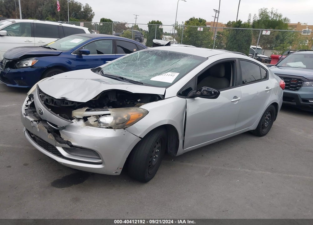 2015 KIA FORTE LX VIN: KNAFK4A65F5399415
