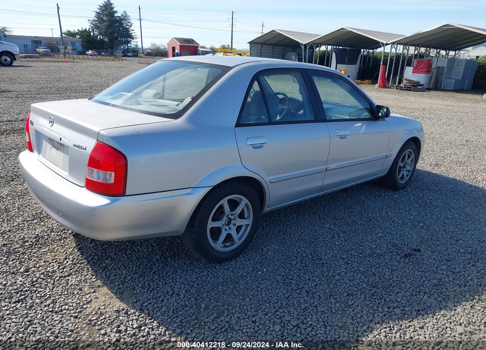 2001 MAZDA PROTEGE VIN: JM1BJ225810420438