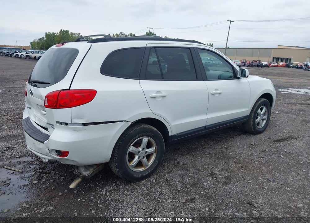 2008 HYUNDAI SANTA FE GLS VIN: 5NMSG73D58H199229