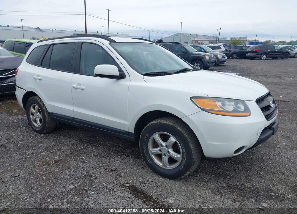 2008 HYUNDAI SANTA FE GLS VIN: 5NMSG73D58H199229