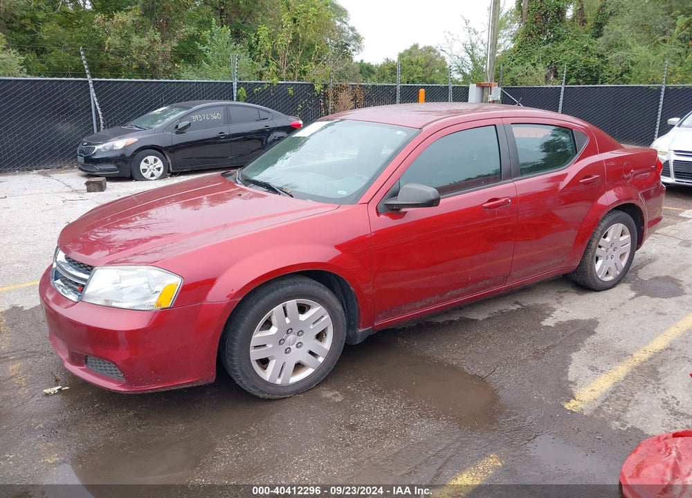 2014 DODGE AVENGER SE VIN: 1C3CDZAB5EN223705