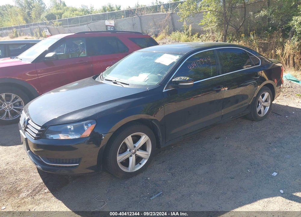 2012 VOLKSWAGEN PASSAT 2.5L SE VIN: 1VWBP7A32CC107153