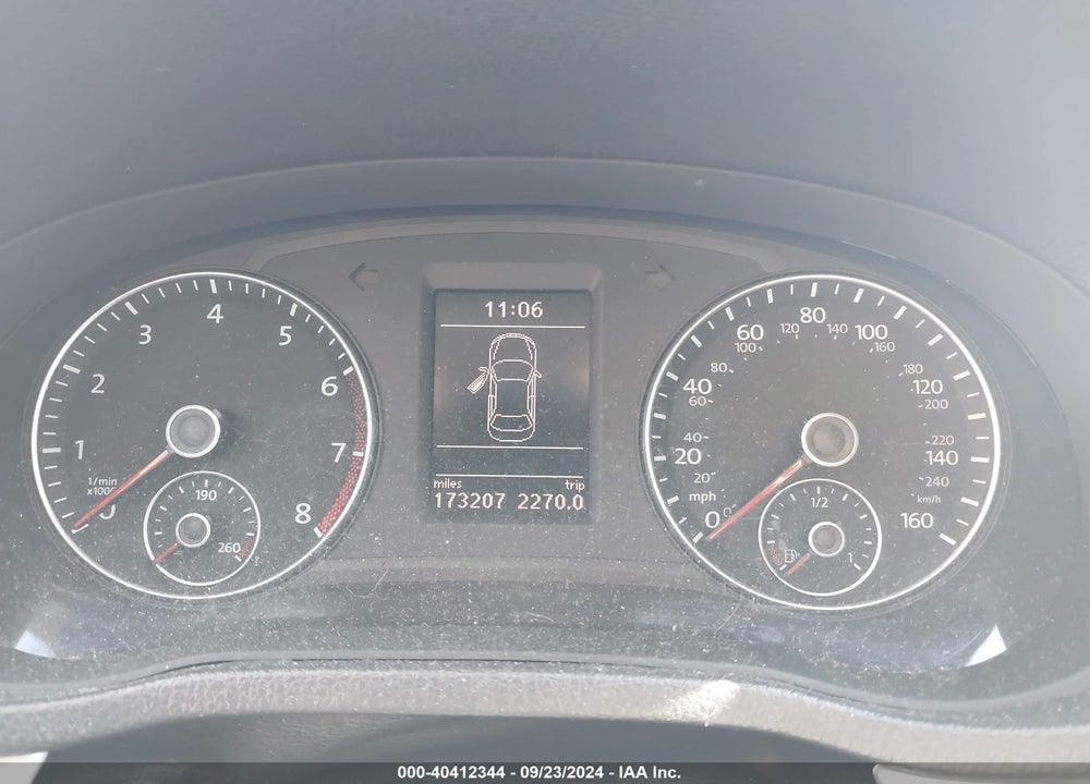2012 VOLKSWAGEN PASSAT 2.5L SE VIN: 1VWBP7A32CC107153