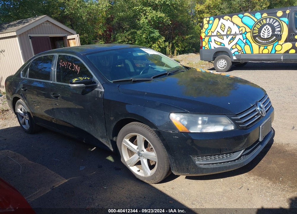 2012 VOLKSWAGEN PASSAT 2.5L SE VIN: 1VWBP7A32CC107153