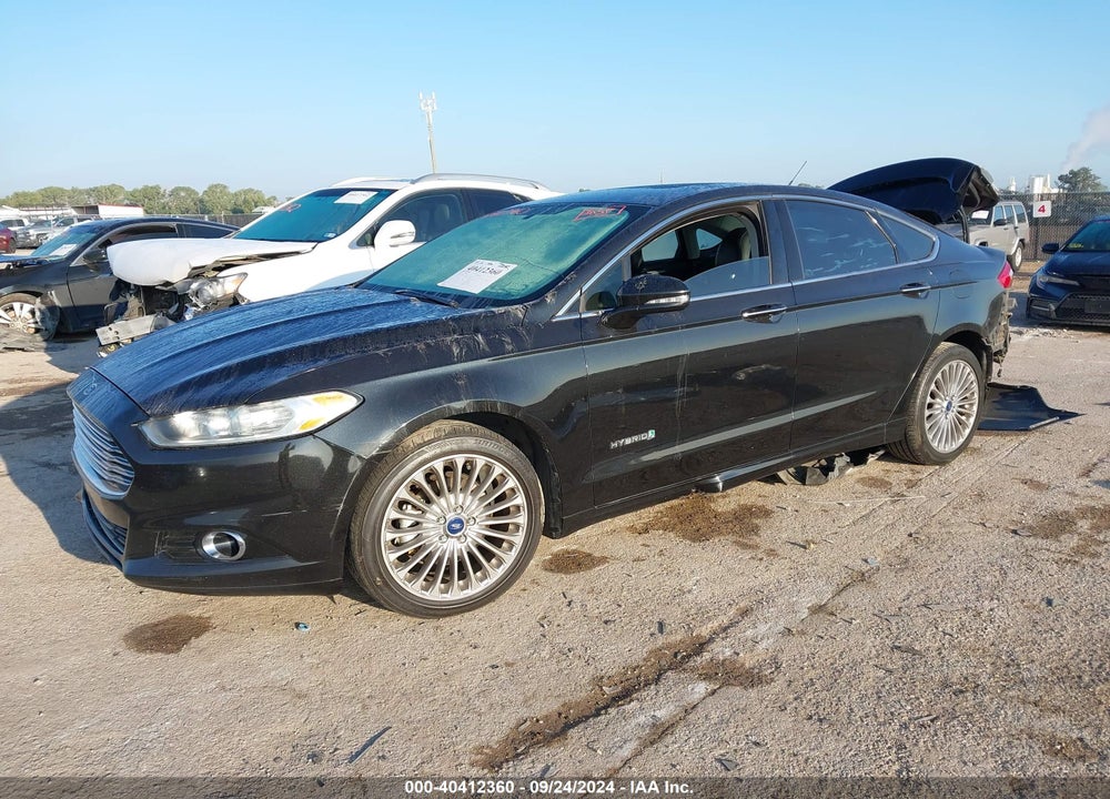 2014 FORD FUSION HYBRID TITANIUM VIN: 3FA6P0RU5ER376668