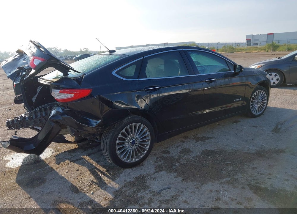 2014 FORD FUSION HYBRID TITANIUM VIN: 3FA6P0RU5ER376668