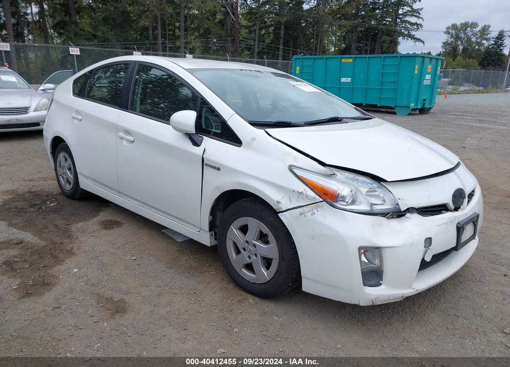 2011 TOYOTA PRIUS TWO VIN: JTDKN3DU2B5350972