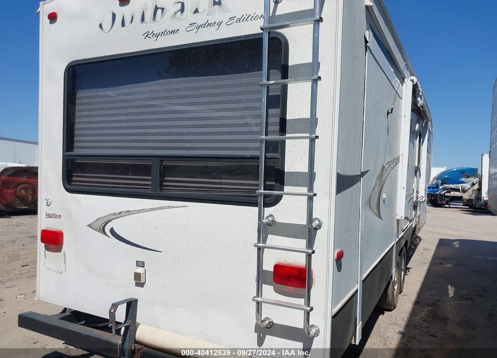 2010 KEYSTONE OUTBACK VIN: 4YDF3212XAB631113
