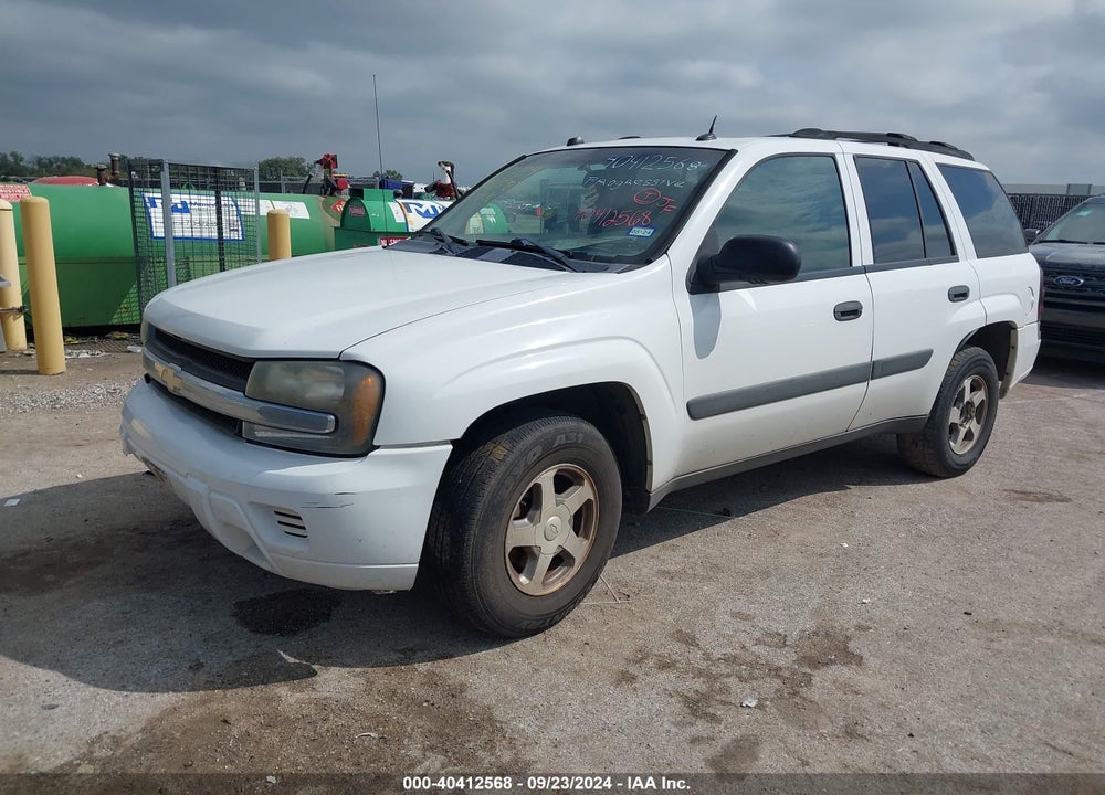 2005 CHEVROLET TRAILBLAZER LS VIN: 1GNDS13S452250956