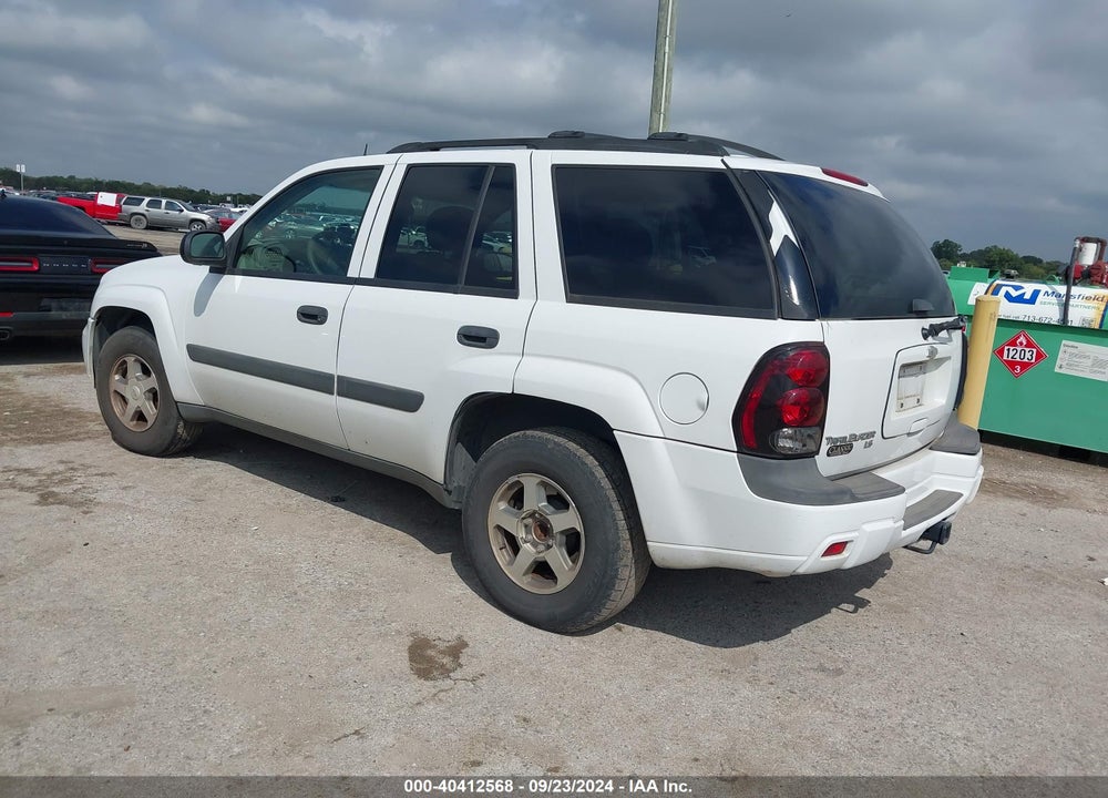 2005 CHEVROLET TRAILBLAZER LS VIN: 1GNDS13S452250956