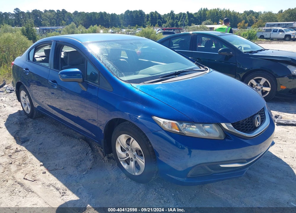 2014 HONDA CIVIC LX VIN: 19XFB2F57EE035751