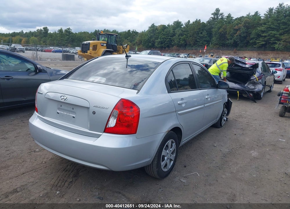 2009 HYUNDAI ACCENT GLS VIN: KMHCN46C09U315714