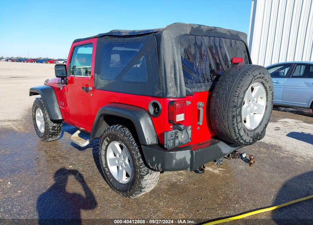 2009 JEEP WRANGLER X VIN: 1J4FA24159L712208