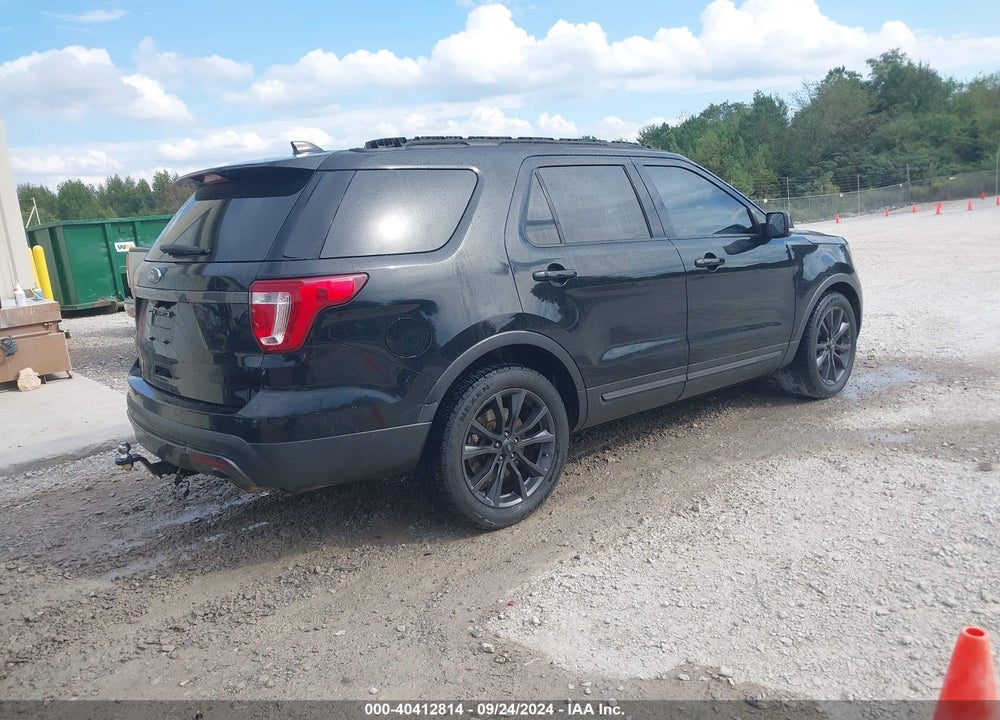 2017 FORD EXPLORER XLT VIN: 1FM5K7D88HGA14655