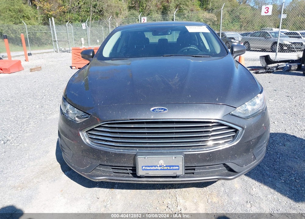 2019 FORD FUSION SE VIN: 3FA6P0HD8KR125995