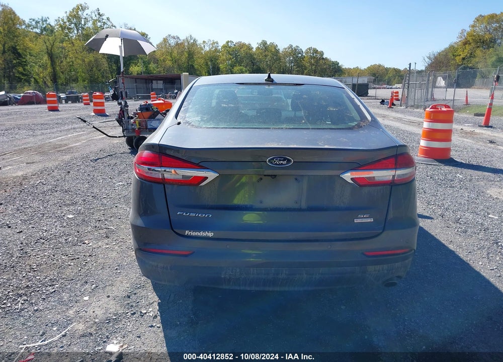 2019 FORD FUSION SE VIN: 3FA6P0HD8KR125995