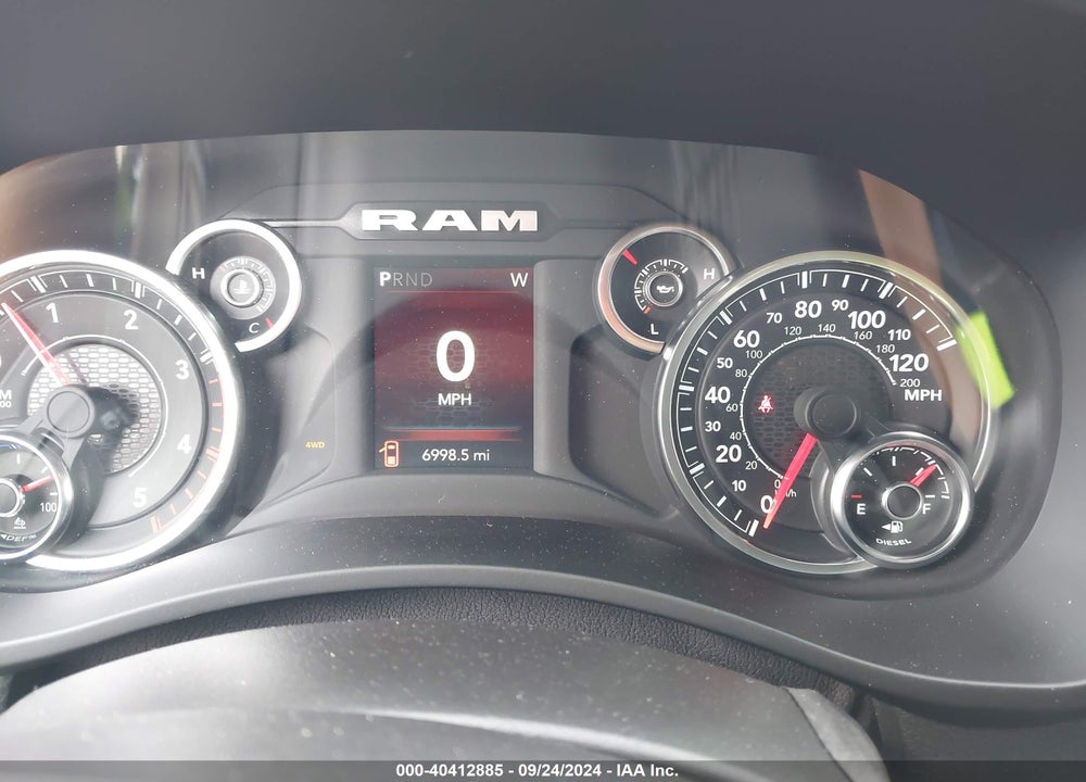 2024 RAM 2500 BIG HORN 4X4 6'4 BOX VIN: 3C6UR5DL3RG286287