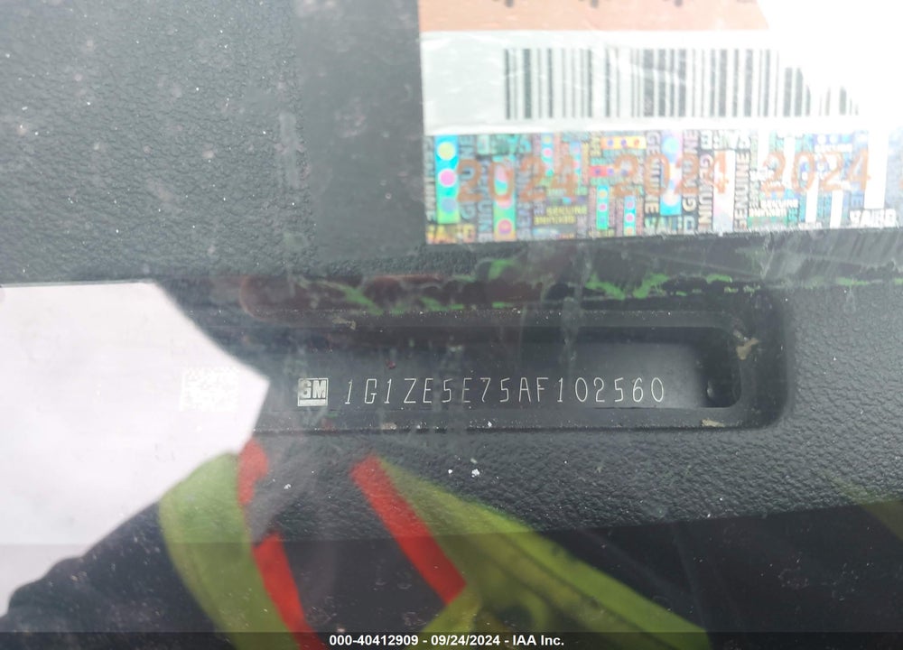 2010 CHEVROLET MALIBU LTZ VIN: 1G1ZE5E75AF102560